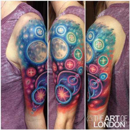 Tattoos - Galactic Space Tattoo - 85727